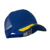 5 Panel Mesh Back Gold Oak Leaves Patch Cap - Royal OSFM view 4
