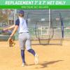 GoSports Team Tone Replacement 7x7 ft Baseball/Softball Net - Compatible with GoSports Brand - Frame Not Included - Navy view 3