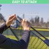 GoSports Team Tone Replacement 7x7 ft Baseball/Softball Net - Compatible with GoSports Brand - Frame Not Included - Navy view 4