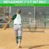 GoSports Team Tone Replacement 7 ft x 7 ft Baseball/Softball Net - Compatible with GoSports Brand Baseball Net - Frame Not Included - Green view 3