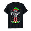 The Funny Elf Xmas Funny Matching Family Group Christmas T-Shirt view 1