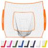 GoSports Team Tone Replacement 7 ft x 7 ft Baseball/Softball Net - Compatible with GoSports Brand 7 ft x 7 ft Baseball Net - Frame Not Included - Orange view 1
