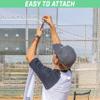 GoSports Team Tone Replacement Baseball/Softball Net - 7 ft x 7 ft - Compatible with GoSports Brand Net - Frame Not Included - White view 4