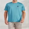 CARIBBEAN JOE Men's Rash Guard, Party Animal Long Sleeve Sun Protection Swim, Beach and Fishing T-Shirt Top, Sage Gray, XX-Large view 4