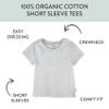 HonestBaby Multipack Short Sleeve T-Shirt Tee 100% Organic Cotton Infant Baby, Toddler, Little Kids Boys, Girls, Unisex, Earth Tones, 3-6 Months view 4