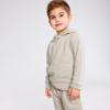 HonestBaby Multipack Pullover Hoodie Sweatshirt Jogger Sweatpant Sets Organic Cotton Baby, Toddler, Boys, Girls, Unisex, Tan, Newborn view 2
