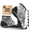 BPS Storm Neoprene Foot Protection (Grey Camo V2, XL) view 1