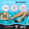 BPS Storm Neoprene Foot Protection (Grey Camo V2, XL) view 4