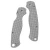 1 Pair Scales Handle Fits for Spyderco C81 Paramilitary 2, CNC Aluminum Handle Patch Sandblasting view 1