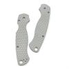 1 Pair Scales Handle Fits for Spyderco C81 Paramilitary 2, CNC Aluminum Handle Patch (Size : Sandblasting) view 1