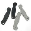 1 Pair Scales Handle Fits for Spyderco C81 Paramilitary 2, CNC Aluminum Handle Patch (Size : Sandblasting) view 4