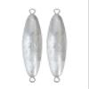 BLUEWING Torpedo Sinker Through Wire Fishing Weight Saltwater Bullet Lead Double Ringed, 20 oz, 2 Pack view 1