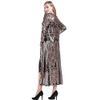 1920s Vintage Sequins Cardigan for Women Dusters Long Open Front Casual Duster for Evening Prom Cocktail Party Holiday Outfits Trench Long Sleeve Coat Dress Blazer Fall Cover Up Summer Gold Black 4XL view 4