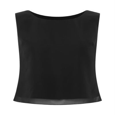 Sywiyi Women's Tank Tops Chiffon Double-Layers Loose Cami Shirt Vest Tops Summer Casual Sleeveless Blouses Black Small