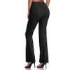 DAYOUNG Women's Yoga Dress Pants with Pockets Tummy Control Work High Waisted Bootcut Stretchy Slacks Y87-Black-XL view 3