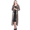 1920s Vintage Sequins Cardigan for Women Dusters Long Open Front Casual Duster for Evening Prom Cocktail Party Holiday Outfits Trench Long Sleeve Coat Dress Blazer Fall Cover Up Summer Gold Black XL view 1