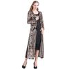 1920s Vintage Sequins Cardigan for Women Dusters Long Open Front Casual Duster for Evening Prom Cocktail Party Holiday Outfits Trench Long Sleeve Coat Dress Blazer Fall Cover Up Summer Gold Black XL view 3