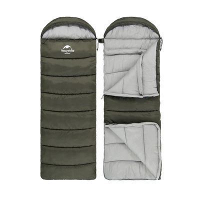 Naturehike Sleeping Bags for Adults, Cold Weather, Backpacking Lightweight Waterproof & Windproof, Backpacking Sleeping Bag for Camping Hiking Outdoor Travel 51.8-26.6 (U350S, Green)