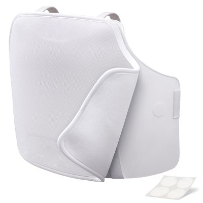 Fencing Chest Protector - Double Soft-Layer Chest Guard for Men - FIE Certificate Plastic Breast Protector - Fencing Gear for Foil Epee Sabre (Men,XL)