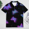 AYUNIX Womens Golf Shirt Butterfly Short Sleeve Tennis Shirt Slim Fit Ladies Golf Polo Shirts Golf Outfits for Women view 4