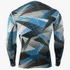 Men Long Sleeve Camo T-Shirt Athletic Compression Hunting Shirt Workout Running Quick Dry Base Layer Active Sports Undershirt view 3