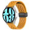 Huwokxix 20mm Watch Strap compatible with Garmin vivomove 3/Forerunner 245/645,Adjustable Silicone Sports Wristband Replacement Band view 4