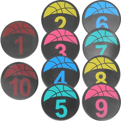 HANABASS Football Training Sign Pads Soccer Training Markers Sports Equipment Digital Logo Plate Soccer Field Markers