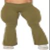 Sunzel Flare Leggings, Crossover Yoga Pants with Tummy Control, High-Waisted and Wide Leg, 32" Inseam, Martini Olive Medium view 3