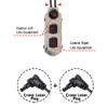 Tactical Modular Dual Wire Three Button Remote Activation Pressure SwitchFor M300/M600 PEQ15 Etc Series Scout Troch FlashlightFor 20mm Rail And M/K Dual System (Crane Laser+Crane Laser Plug DE) view 2