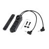HATSEN Tactical Modular Dual Wire Three Button Remote Activation Pressure Switchfor M300/M600 PEQ15 Etc Series Scout Troch Flashlightfor 20mm Rail and M/K Dual System (2.5+2.5 Plug BK) view 1