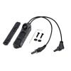 HATSEN Tactical Modular Dual Wire Three Button Remote Activation Pressure Switchfor M300/M600 PEQ15 Etc Series Scout Troch Flashlightfor 20mm Rail and M/K Dual System (SF+Crane Laser Plug BK) view 1
