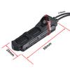 HATSEN Tactical Modular Dual Wire Three Button Remote Activation Pressure Switchfor M300/M600 PEQ15 Etc Series Scout Troch Flashlightfor 20mm Rail and M/K Dual System (SF+Crane Laser Plug BK) view 4