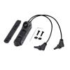 Tactical Modular Dual Wire Three Button Remote Activation Pressure SwitchFor M300/M600 PEQ15 Etc Series Scout Troch FlashlightFor 20mm Rail And M/K Dual System (Crane Laser+Crane Laser Plug BK) view 1