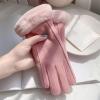 exnox Gloves Women's Winter Warm Gloves Velvet Touch Screen Driving Windproof Thickened Fleece Riding Student Gloves view 3