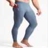 CADMUS Mens Workout Pants Compression Leggings Athletic Pants Muscle Baselayer, Navy Blue, 1124, 2XL view 3