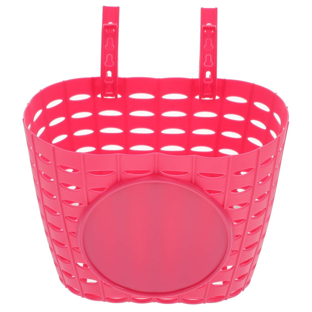 GANAZONO Detachable Front Handlebar Bike Basket for Kids Smooth Plastic Water Scratch Proof