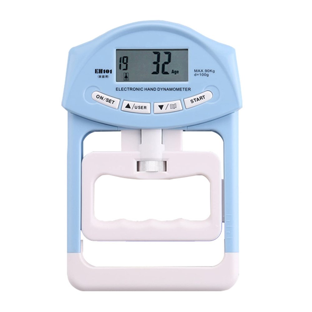 Digital Dynamometer For Hand Measurement Meter Auto Capturing Electronic Forearm Finger Power 0-120kg/268ld For Sports Hand Dynamometer Grip Strength Measurement Meter
