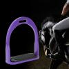 2PCS Horse Stirrups, Aluminum Horse Riding Stirrups Lightweight Horse Riding Equestrian Accessories(Purple) view 2