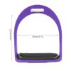 2PCS Horse Stirrups, Aluminum Horse Riding Stirrups Lightweight Horse Riding Equestrian Accessories(Purple) view 4
