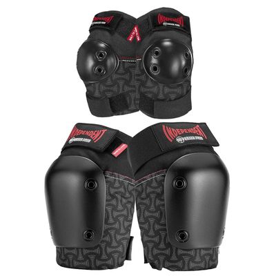 187 Killer Pads Skateboarding Knee Pads & Elbow Pads Combo Pack, Independent, Small/Medium