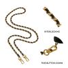 Jiesinlov Purse Chain Strap for Handbag Gold Chains Shoulder Bag Strap Replacement Crossbody(Gilt 90) view 3