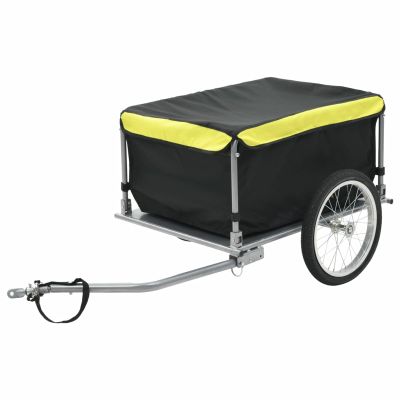 Gecheer Bike Cargo Trailer, Heavy Duty Steel Frame 143.3 lb Capacity, Water-Resistant Polyester Compartment, for Kids, Pets, and Bicycle Commutes