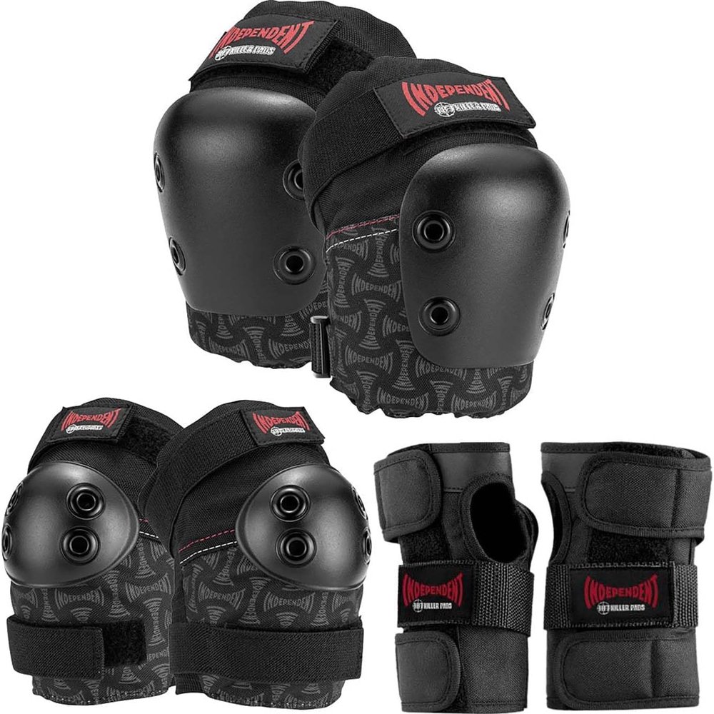 187 Killer Pads Skateboarding Knee Pads & Elbow Pads Combo Pack, Independent, X-Small