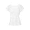 Mxiqqpltky Y2K Fairy Grunge Crop Top for Women Short Sleeve Lace Patchwork T-Shirt Aesthetic Slim Fit Cute Babydoll Top Tees(B-White,Large) view 3
