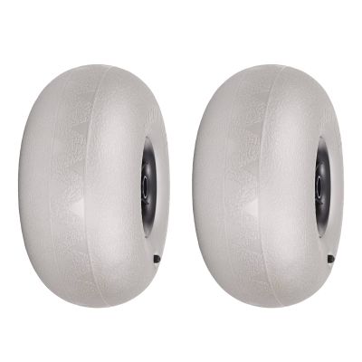 2-Pack Beach Replacement Balloon Wheels, 10" Universal Cart Tires with 0.78in Inner Diameter, Beach Sand Tires for Kayak Canoe Boat Buggy Carrier, Single Max Capacity 88lbs