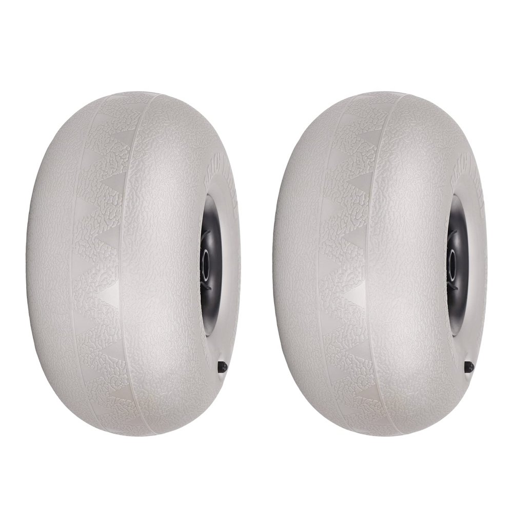 2-Pack Beach Replacement Balloon Wheels, 10" Universal Cart Tires with 0.78in Inner Diameter, Beach Sand Tires for Kayak Canoe Boat Buggy Carrier, Single Max Capacity 88lbs