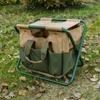 OOCCO Outdoor 2 in 1 Folding Fishing Chair Bag Convenient Wear-Resistant Fishing Backpack Chair Stool Hunting Climbing (Color : B, Size : As Shown) view 2