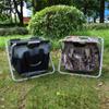 OOCCO Outdoor 2 in 1 Folding Fishing Chair Bag Convenient Wear-Resistant Fishing Backpack Chair Stool Hunting Climbing (Color : B, Size : As Shown) view 4