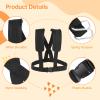 2 Pack Sled Harness for Exercise Physical Football Running Resistance Training Rope Kit Tire Pulling Harness Fitness Exercise Workout Assistance Equipment Trainer with Adjustable Padded Shoulder Strap view 3