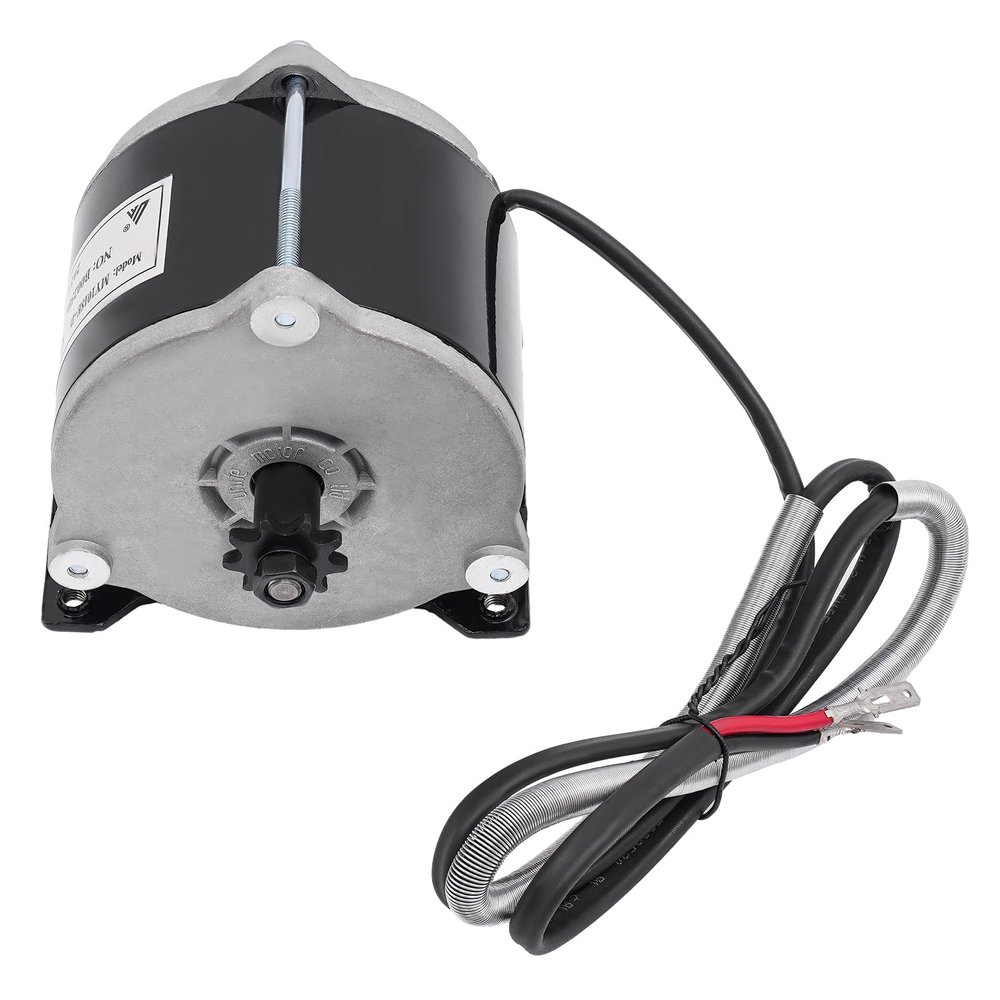 12 Volt DC 350 Watt Gear Reduction Electric Vehicle Geared Motor Electric Brushed Bicycle Bike Scooter Gear Reduction Motors for Small Electric Vehicles, Mopeds, Mini Bikes